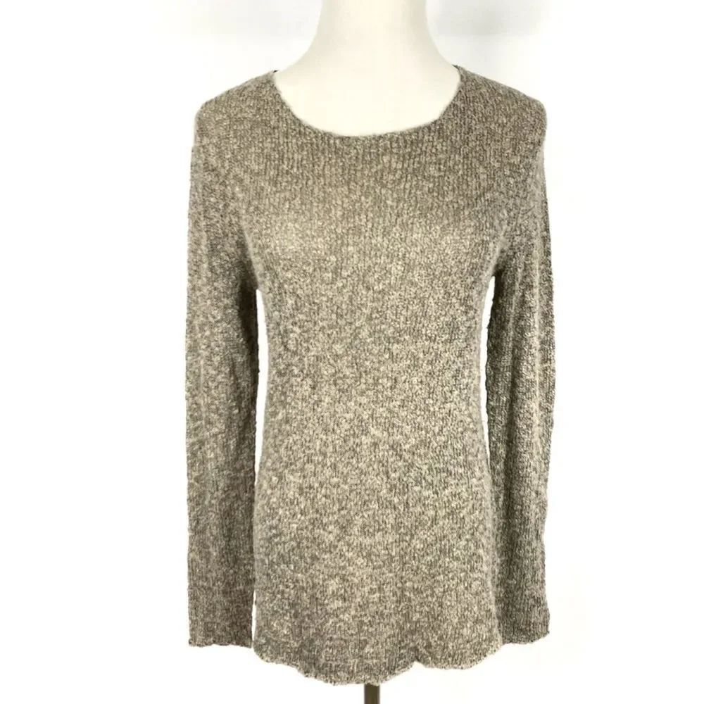 Philosophy Long Sleeve Gray Lightweight Pullover Sweater Knit